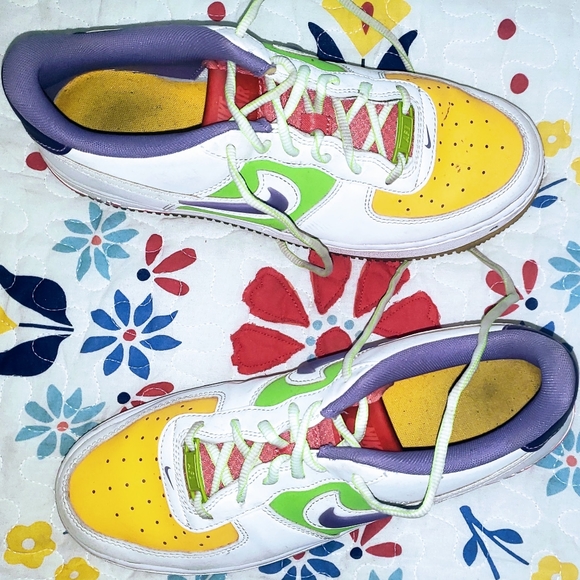 NIKE AIR FORCE 1 6.5Y = WOMEN'S 7.5-8 SPACE PURPLE - Picture 2 of 14